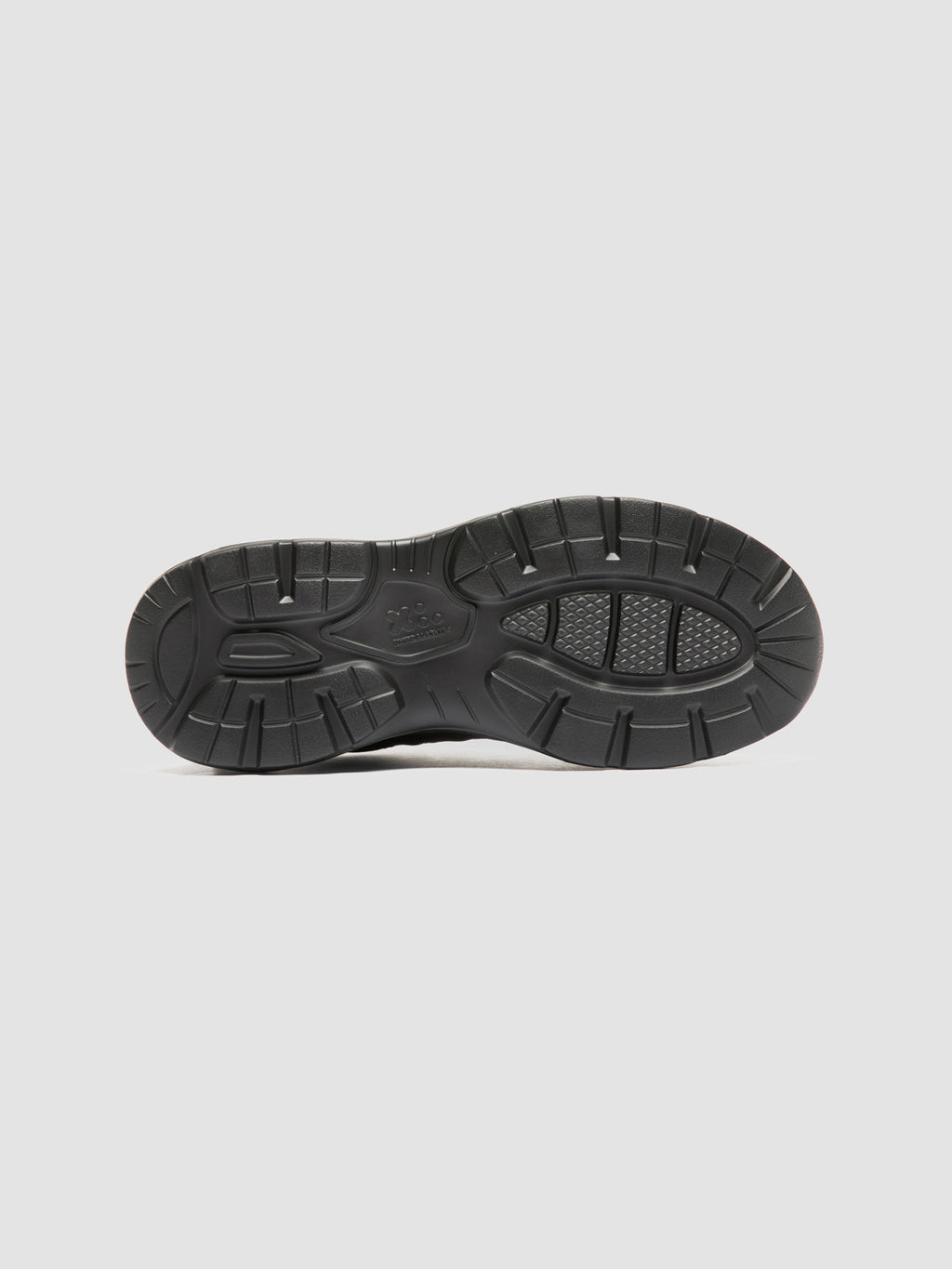 SUPURBIA 001 - Black Leather and Suede Low Top Sneakers