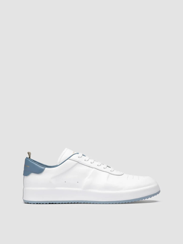 ACE 014 - White Leather Low Top Sneakers