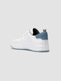 ACE 014 - White Leather Low Top Sneakers - thumb image 4,side view
