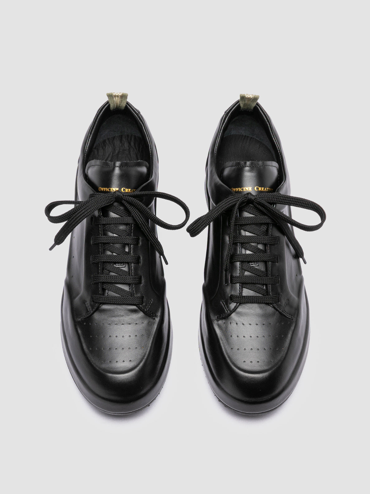 Men's Black Leather Sneakers: ACE 016 – OC EU