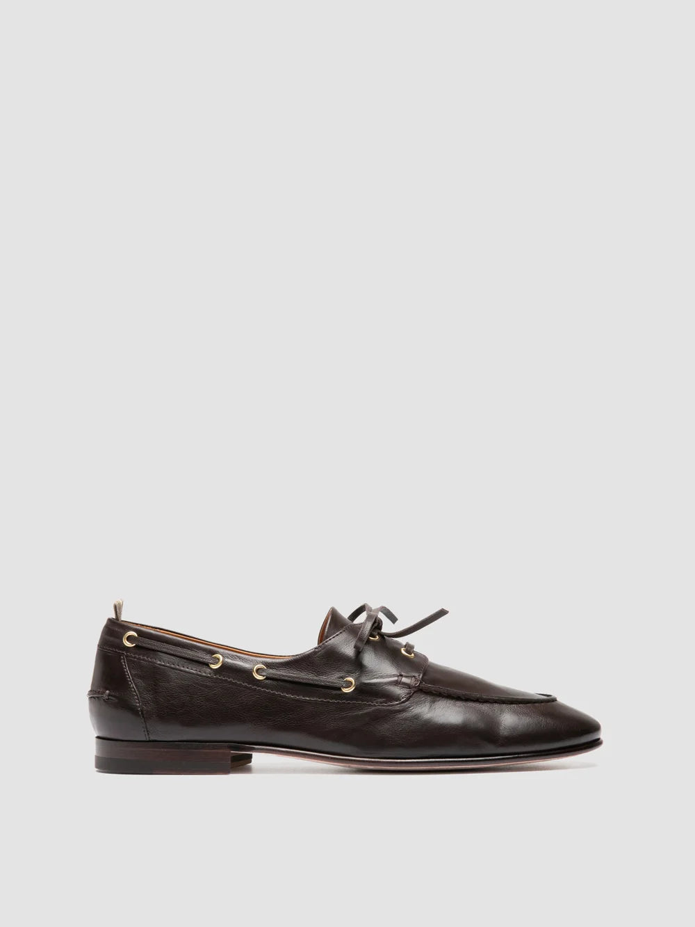 TWIST 001 - Brown Leather Penny Loafers - image 1