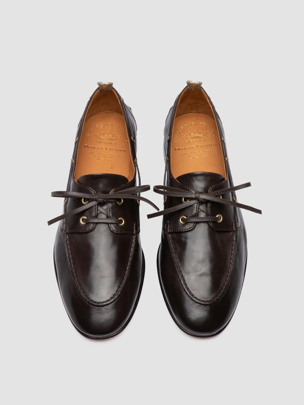 TWIST 001 - Brown Leather Penny Loafers - image 2