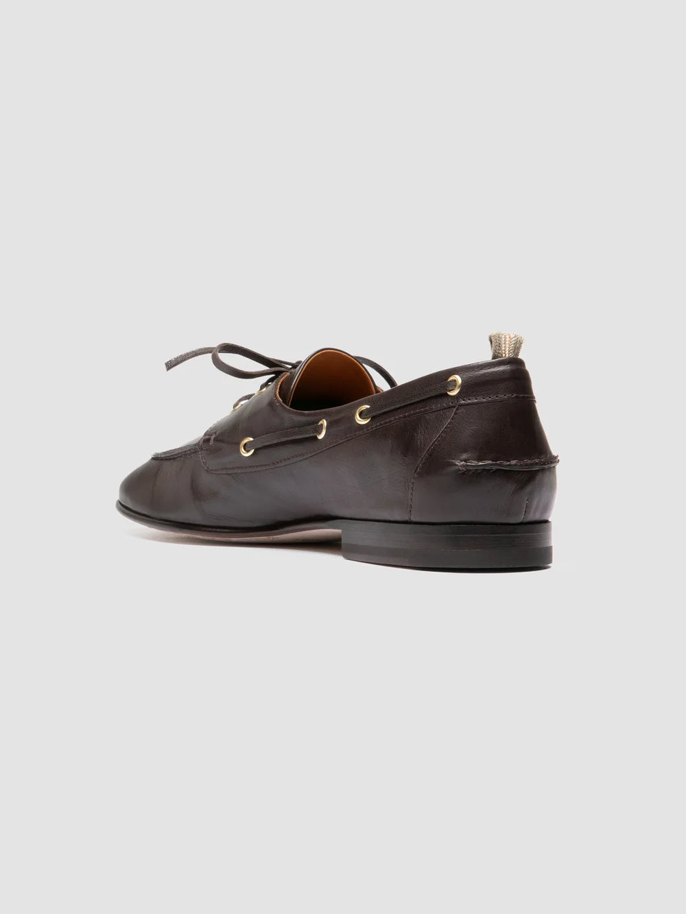 TWIST 001 - Brown Leather Penny Loafers - image 4