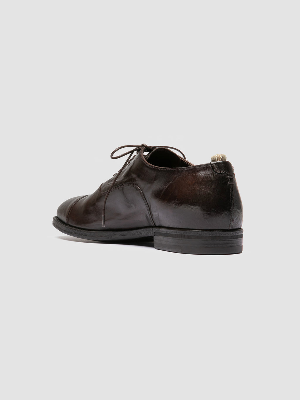 VANDERBILT CAOU 001 - Brown Leather Oxford Shoes