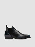 VANDERBILT CAOU 002 - Blaue Chelsea-Stiefel aus Leder