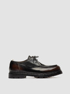 VOLCOV FLEXI 001 - Braune Derby-Schuhe aus Leder
