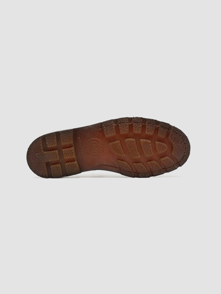VOLCOV FLEXI 001 - Braune Derby-Schuhe aus Leder
