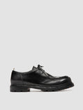 VOLCOV FLEXI 001 - Schwarze Derby-Schuhe aus Leder - thumb image 1,side view