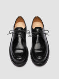 VOLCOV FLEXI 001 - Schwarze Derby-Schuhe aus Leder - thumb image 2,side view