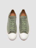 VULCAN 001 - Green Suede Low-Top Sneakers - thumb image 2,side view