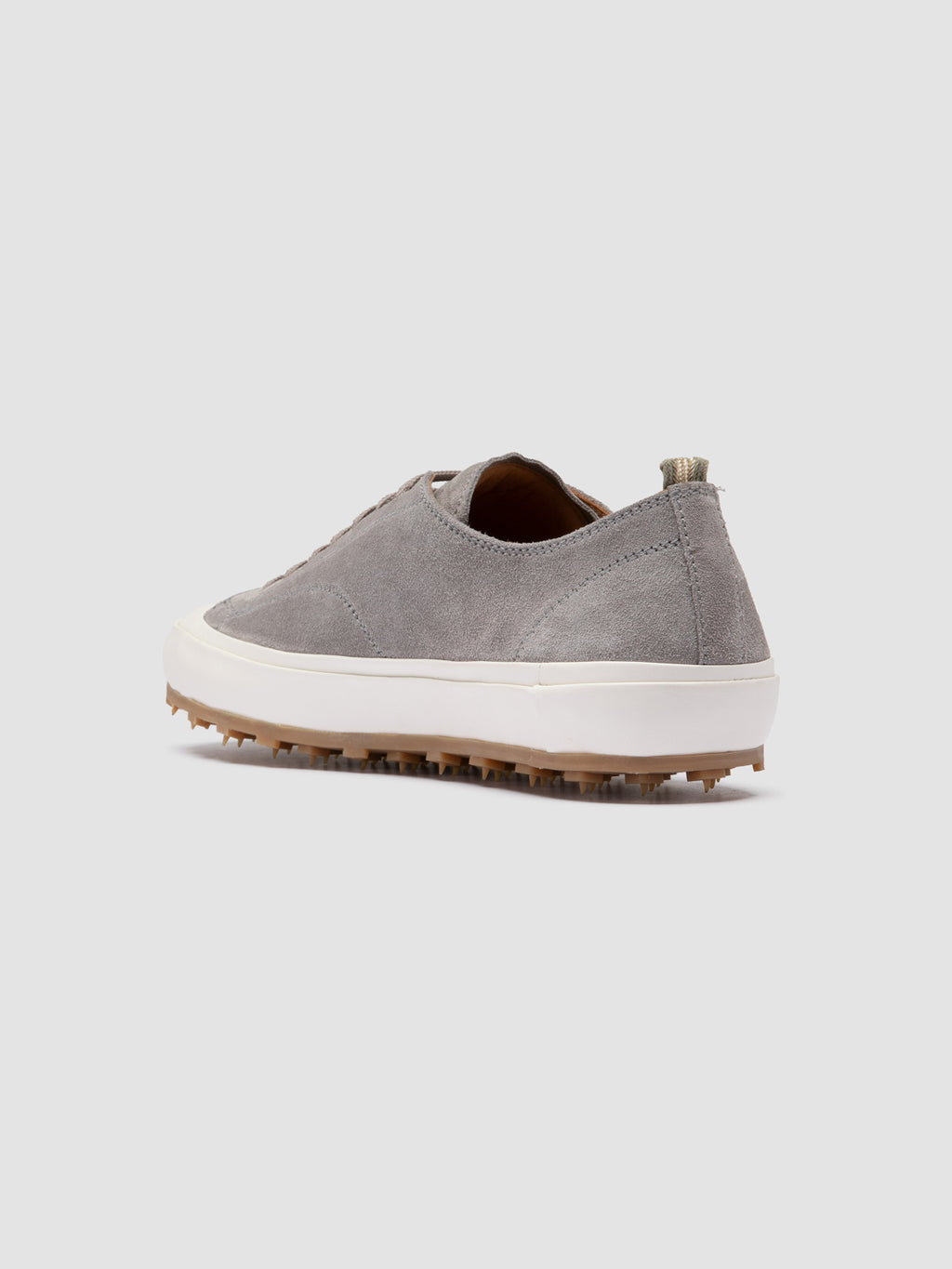 VULCAN 001 - Grey Suede Low-Top Sneakers - image 4,side view
