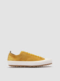 VULCAN 001 - Yellow Suede Low-Top Sneakers - thumb image 1,side view