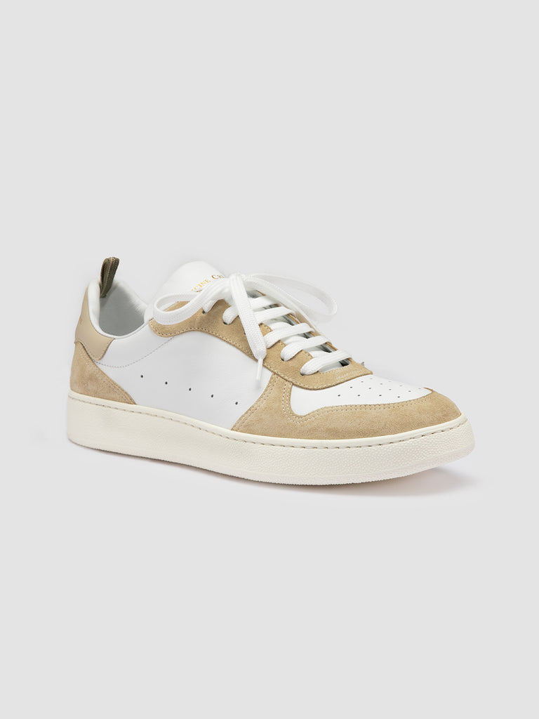 MOWER 008 - White Leather and Suede Low Top Sneakers Men Officine Creative - 3