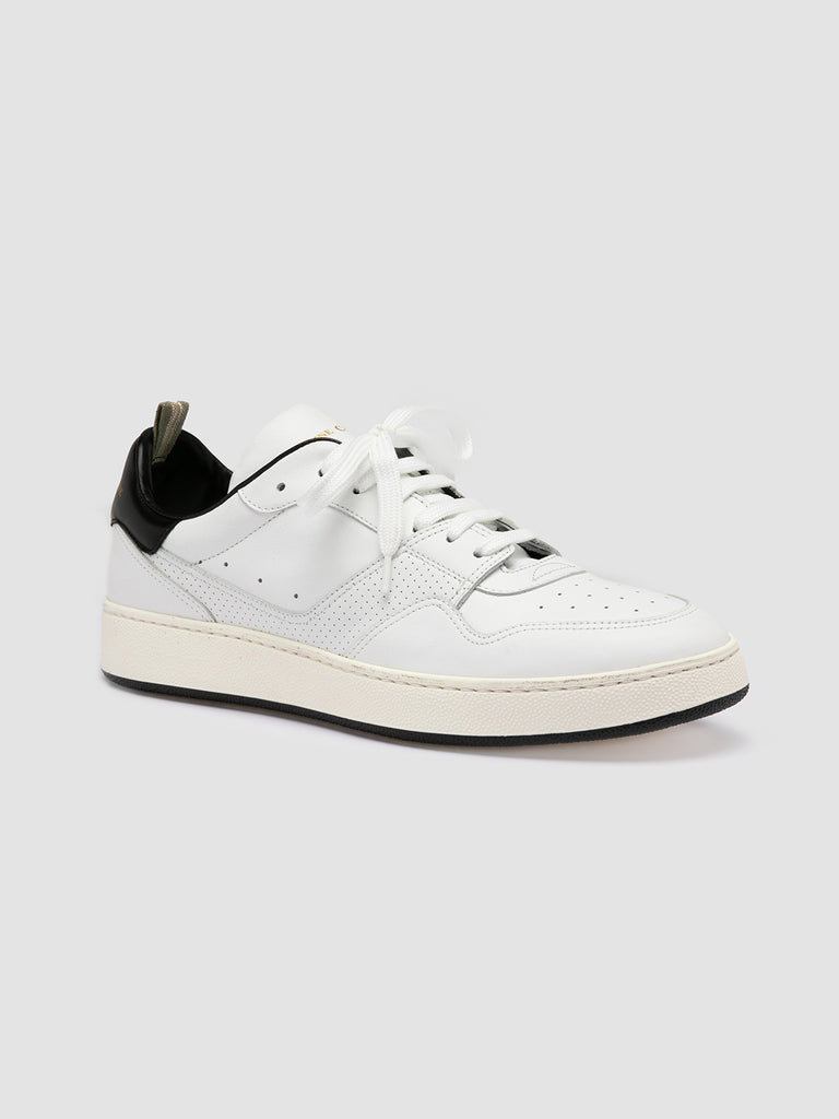 MOWER 016 - White Leather Low Top Sneakers Men Officine Creative - 3