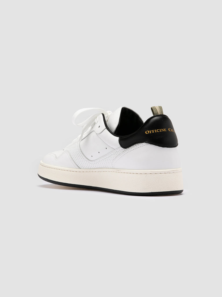 MOWER 016 - White Leather Low Top Sneakers Men Officine Creative - 4