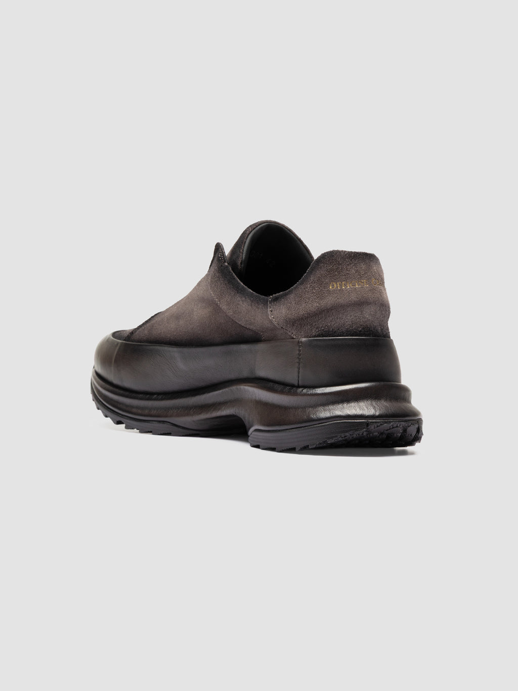 ZODIAC 001 - Grey Suede Low Top Sneakers - image 4,side view