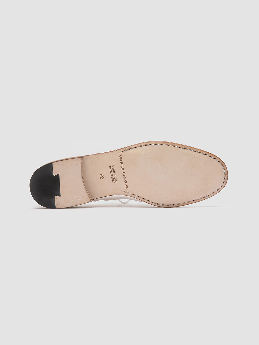 OLIVER 005 - White Leather Oxford Shoes