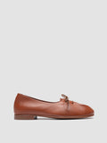 OLIVER 102 - braune Ballerinas aus Leder