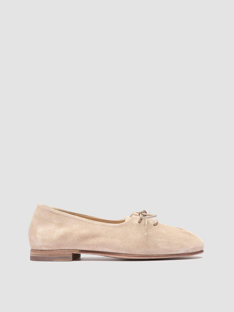 OLIVER 102 - beige Ballerinas aus Wildleder