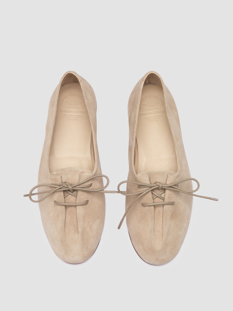 OLIVER 102 - beige Ballerinas aus Wildleder