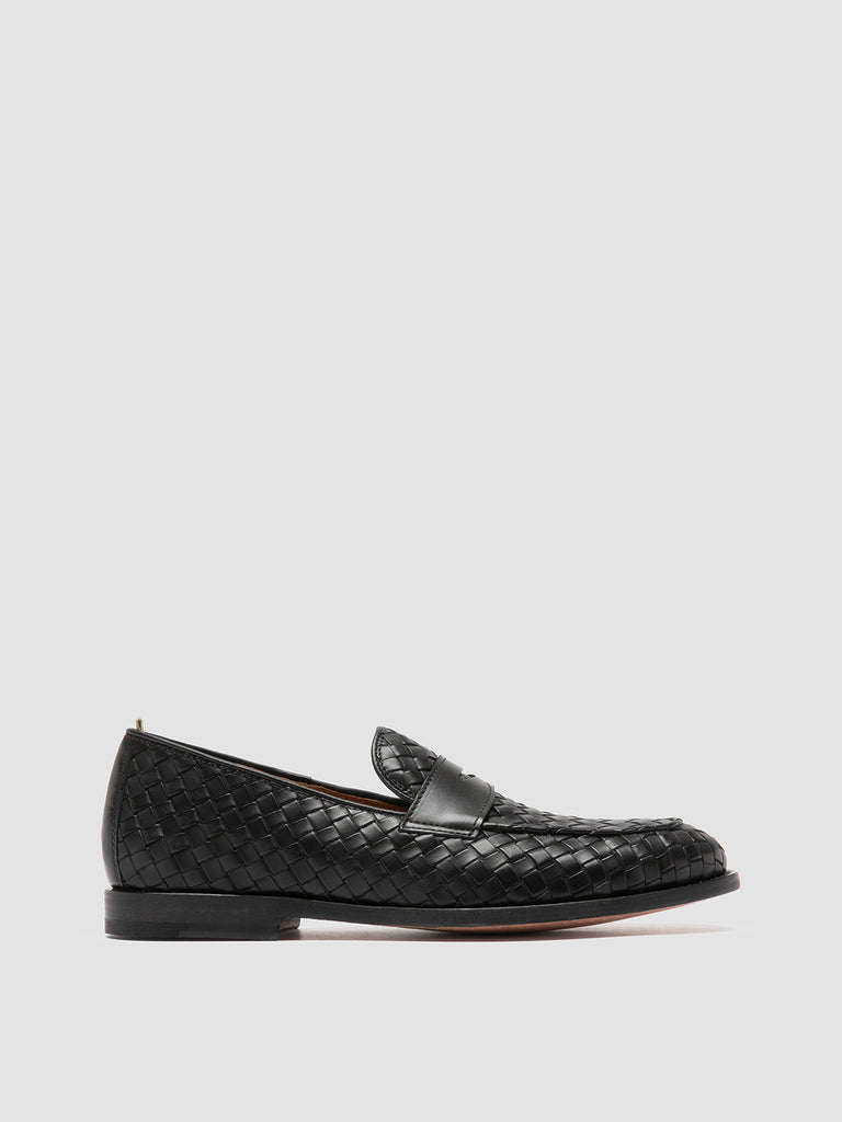 OPERA 003 - Black Leather Penny Loafers