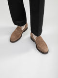 OPERA FLEXI 101 - Brown Suede Penny Loafers Men Officine Creative - 1