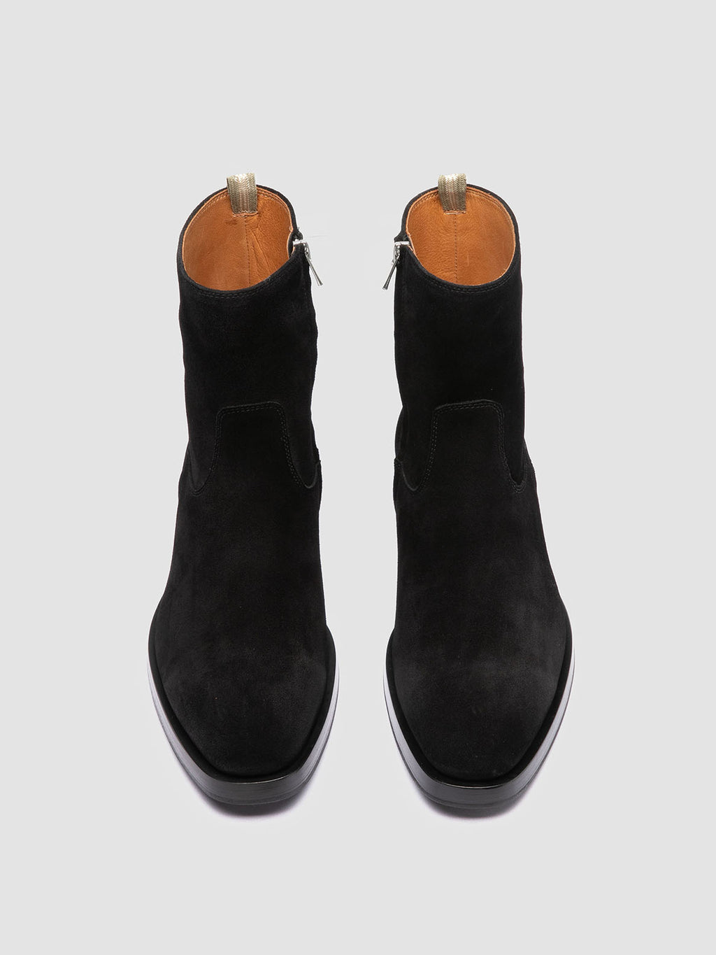ORTEGA 002 - Black Suede Zipped Boots Officine Creative - 2
