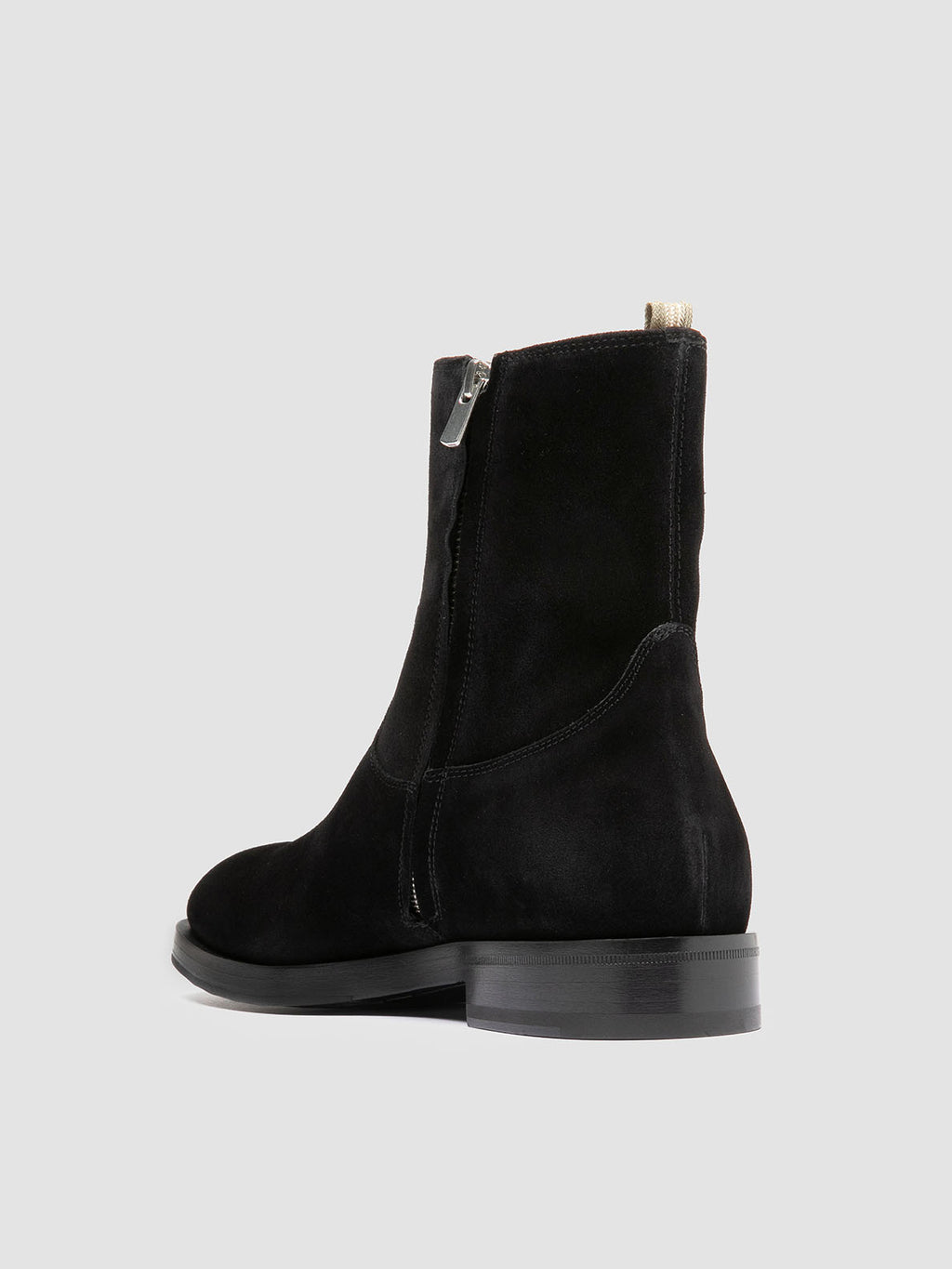 ORTEGA 002 - Black Suede Zipped Boots Officine Creative - 4