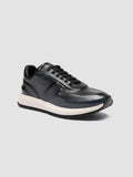 PERSPECTIVE 001 - Blue Leather Sneakers Officine Creative - 3