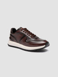 PERSPECTIVE 001 - Brown Leather Sneakers Officine Creative - 3