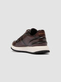 PERSPECTIVE 001 - Brown Leather Sneakers Officine Creative - 4