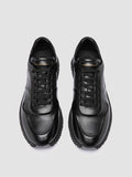 PERSPECTIVE 001 - Black Leather Sneakers Officine Creative - 2