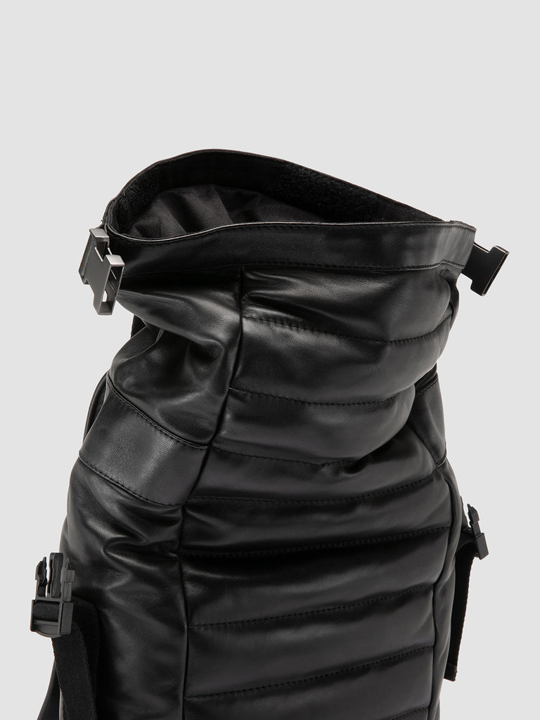 PLEASURE 001 - schwarzer Lederrucksack