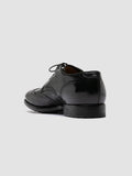 PRINCE 609 - schwarze Derby-Schuhe aus Leder