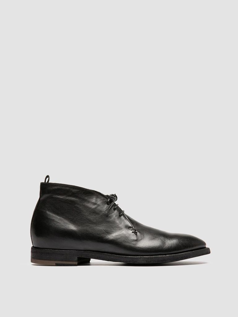 PRINCETON 048- Black Leather Chukka Boots
