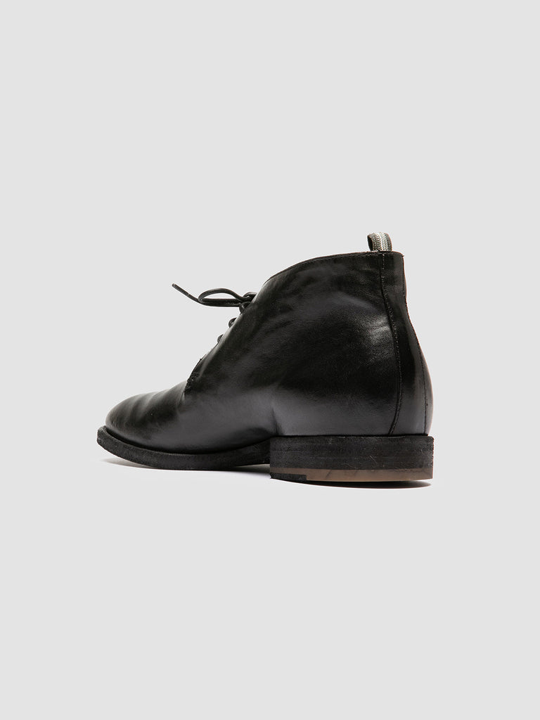 PRINCETON 048- Black Leather Chukka Boots