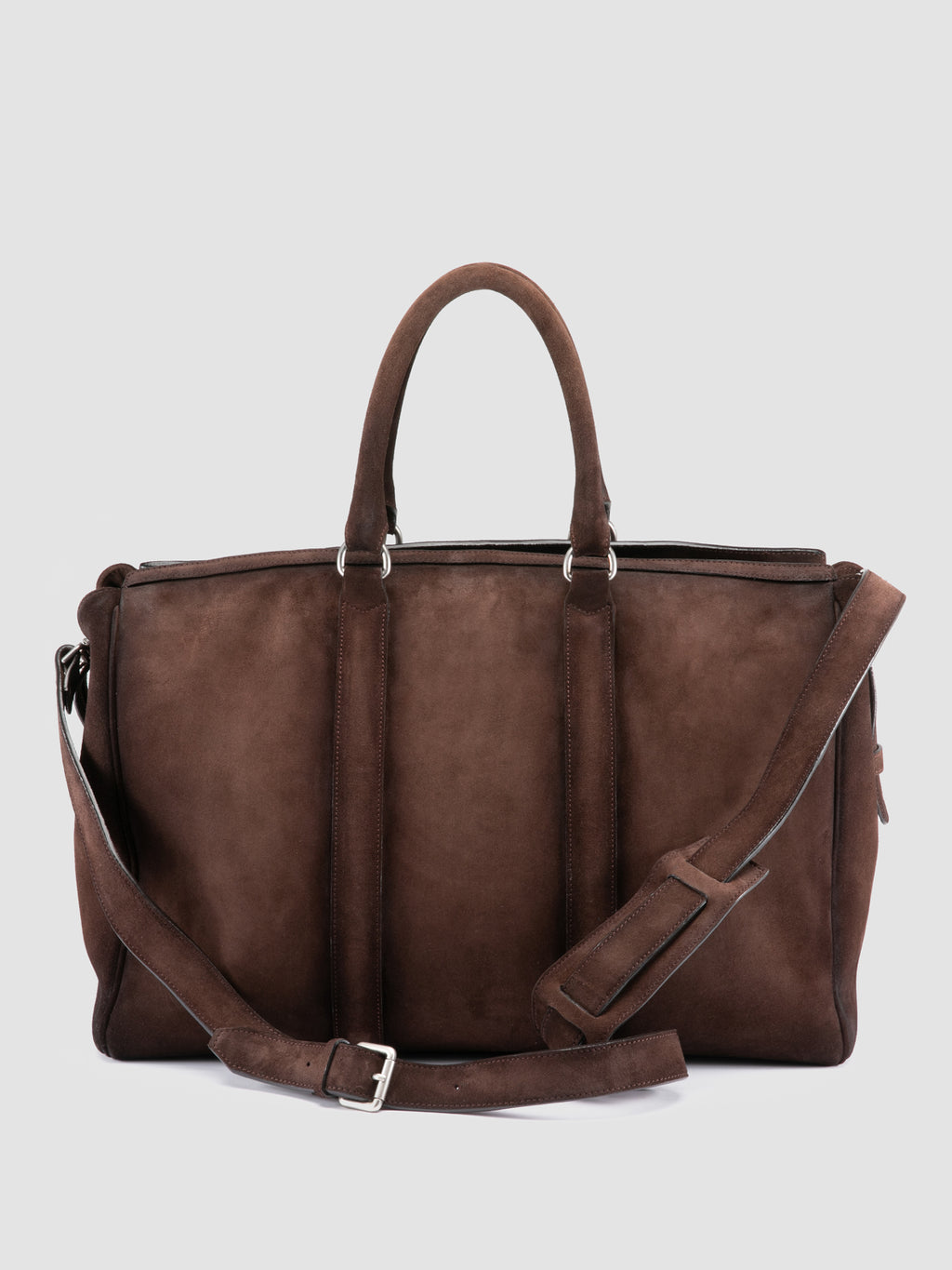 QUENTIN 009 - Brown Suede Bag Officine Creative - 4