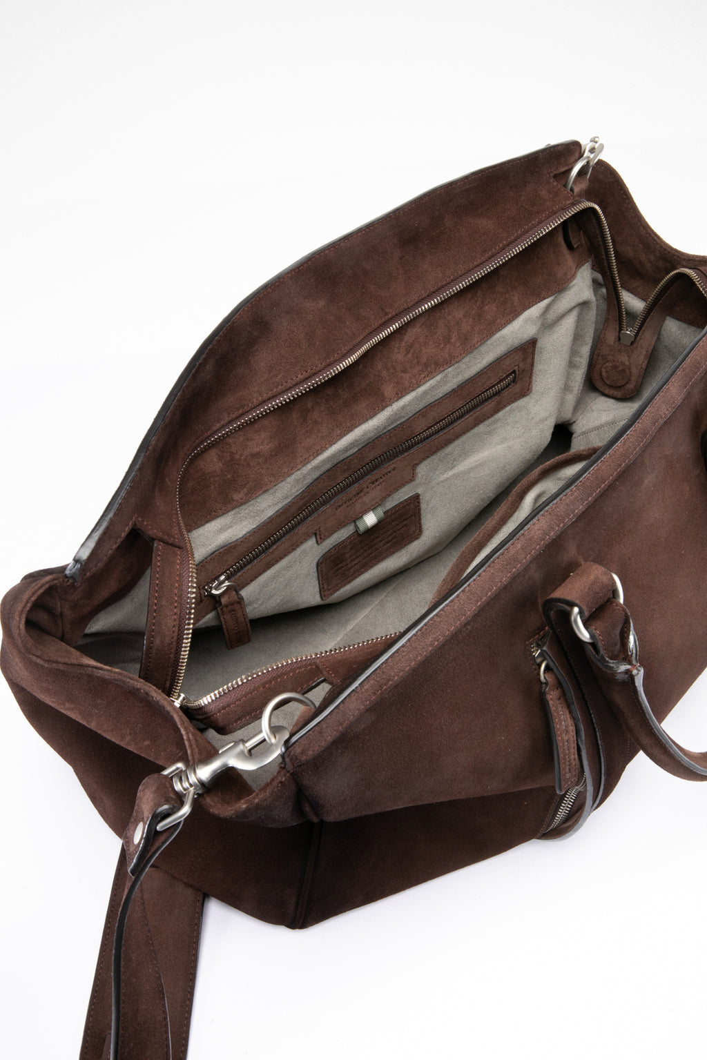 QUENTIN 009 - Brown Suede Bag Officine Creative - 6