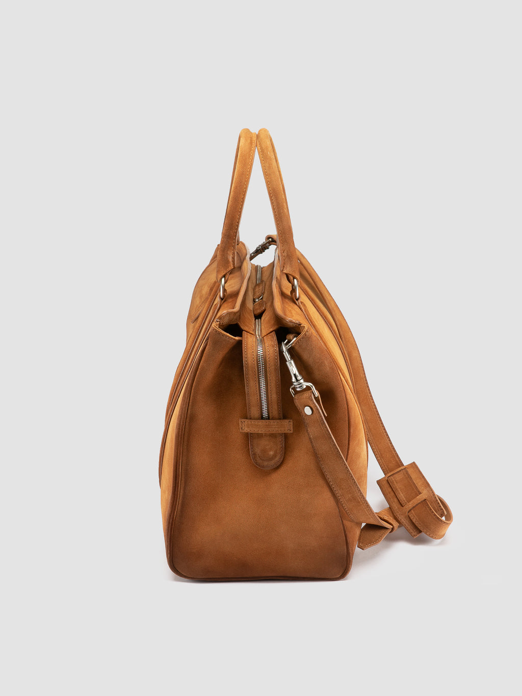 QUENTIN 009 - Brown Suede Bag