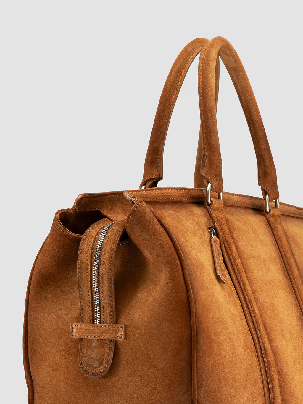 QUENTIN 009 - Brown Suede Bag