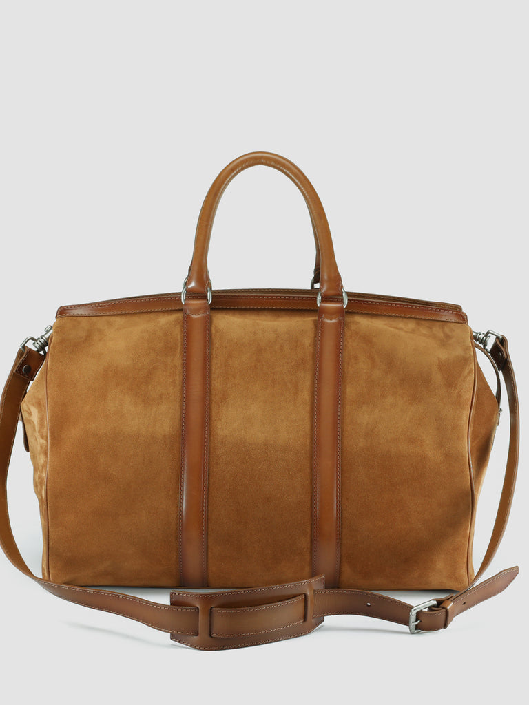 QUENTIN 009 - Brown Suede and Leather Bag  Officine Creative - 4