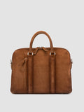 QUENTIN 019 - Brown Suede Briefcase Officine Creative - 1