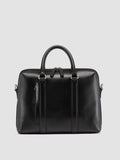 QUENTIN 019 - Black Leather Briefcase Officine Creative - 1