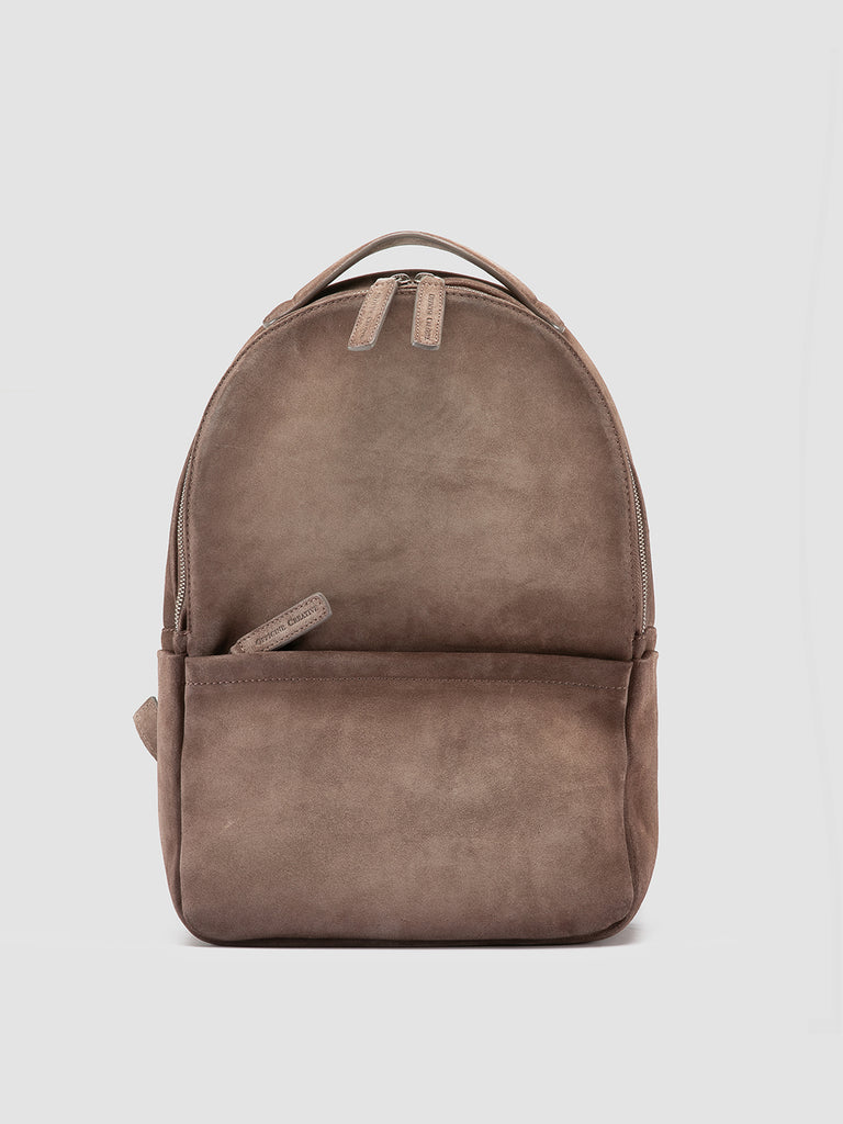 QUENTIN 20 - Taupe Suede Backpack