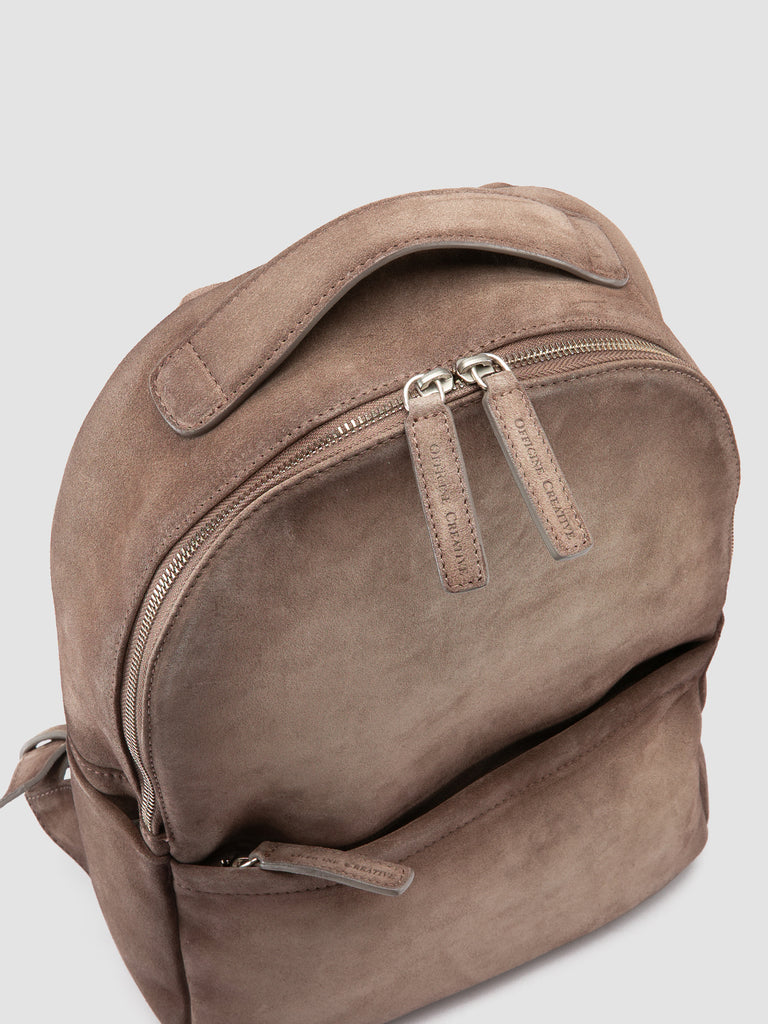 QUENTIN 20 - Taupe Suede Backpack