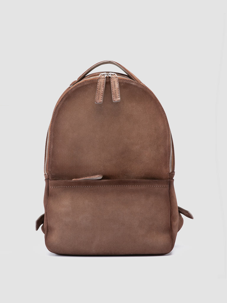 QUENTIN 020 - Brown Leather Backpack
