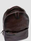 QUENTIN 20 - Brown Woven Leather Backpack - thumb image 2,side view