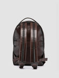 QUENTIN 20 - Brown Woven Leather Backpack - thumb image 4,side view