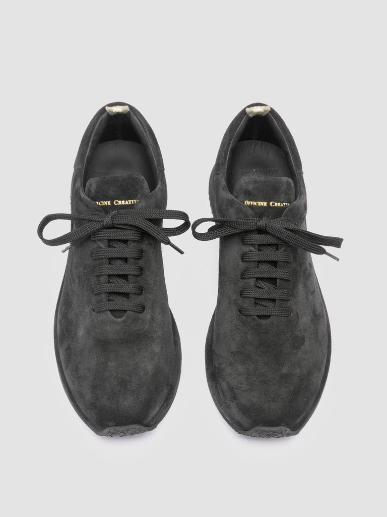 RACE 017 - Black Suede Sneakers