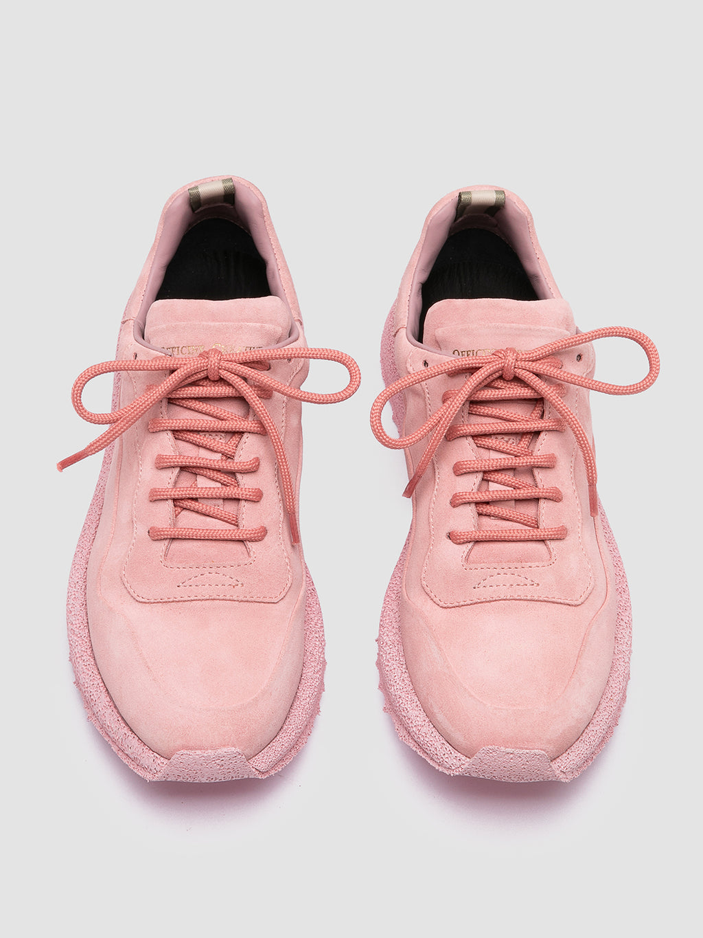 RACE RUBREX 103 - Rose Suede Low Top Sneakers